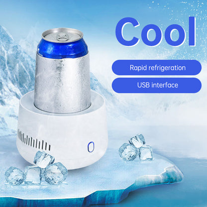 Portable Fast Cooling Cup Electronic Refrigeration Cooler for Beer Wine Beverage Mini Electric Drink Cooler Cup Instant Cooling