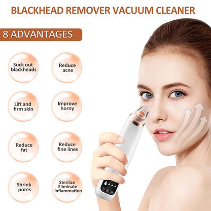 Pore cleaner blackhead remover vacuum Face skin care Black heads Acne Pimple Removal